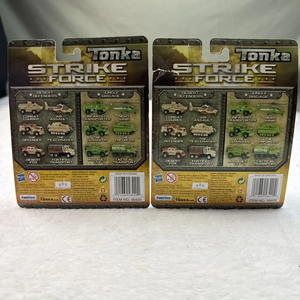 VTG Tonka Strike Force Diecast Bodies Desert Fox Night Hawk Desert Defenders Lot